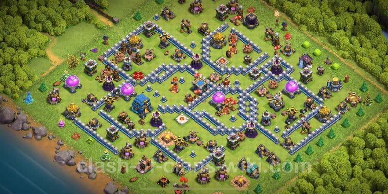 Meilleure base hdv 12 défense