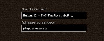 serveur Minecraft